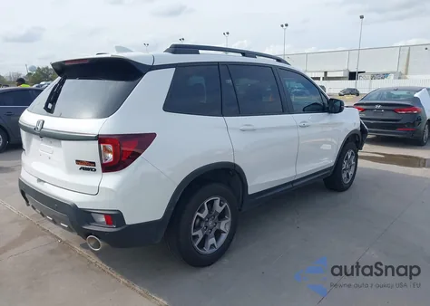 2023 Honda Passport Awd Trailsport from USA, damaged, VIN 5FNYF8H66PB040524